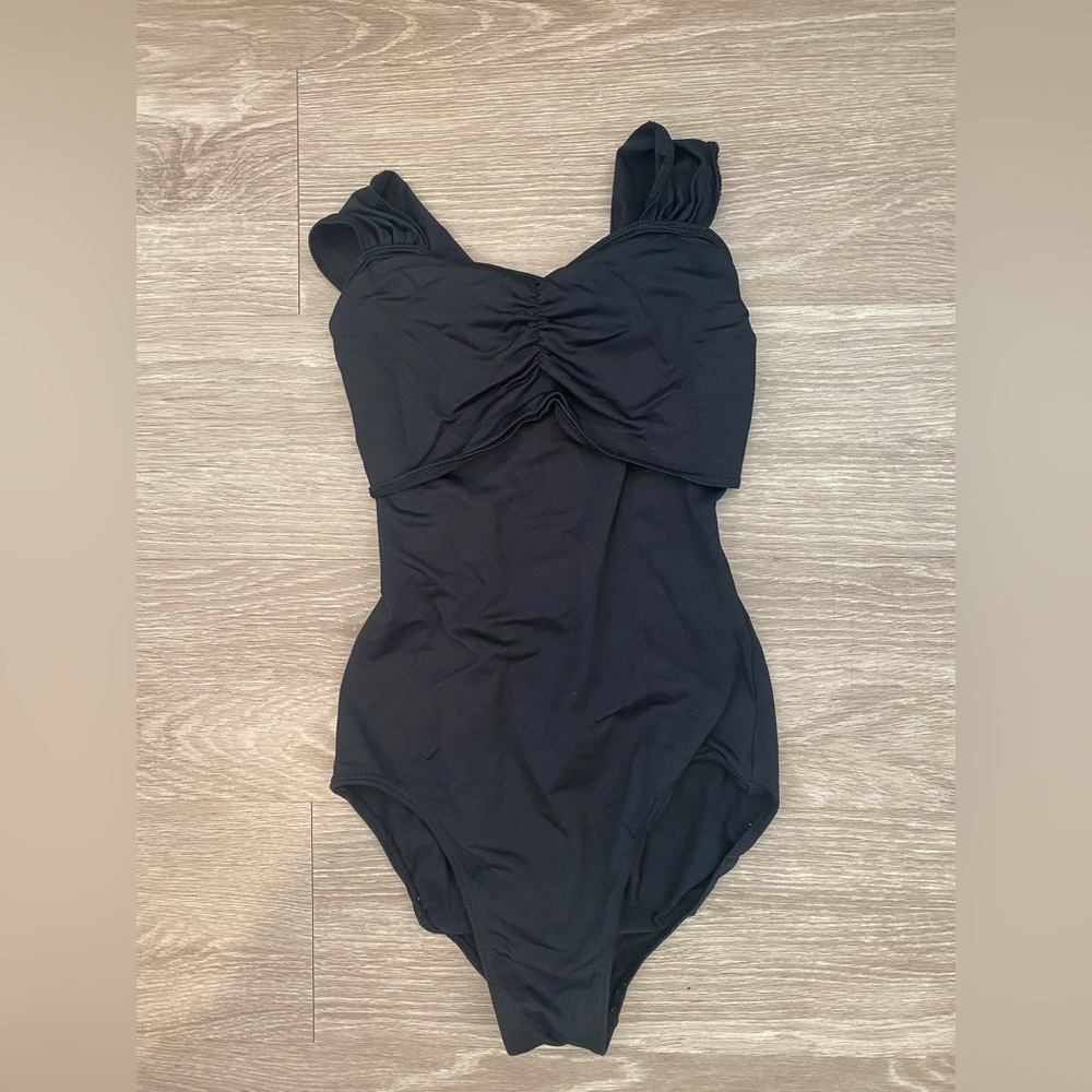 black leotard